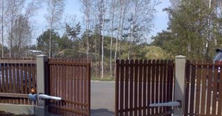 Купить распашные ворота из штакетника Белебей, цена от 2720 руб.